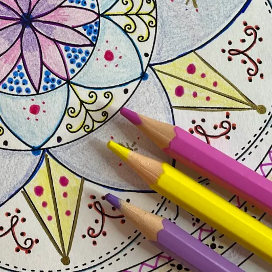 Práctica online de coloreado de Mandalas y escritura con atención plena