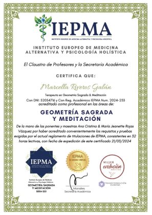 diploma reiki español